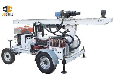 установленный трейлер машины Дтх буровой установки водяной скважины силы двигателя 24кв сверля