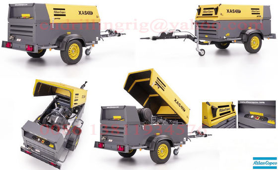 Смазанный компрессор воздуха винта Копко атласа стиля для сверлить водяной скважины глубокой ямы