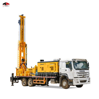 Хорошо гидравлической установленная тележкой буровая установка воды 93kw для земледелия